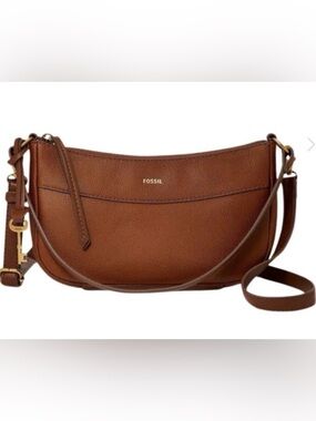 Fossil Skylar Baguette Leather Crossbody Bag, 
NWT